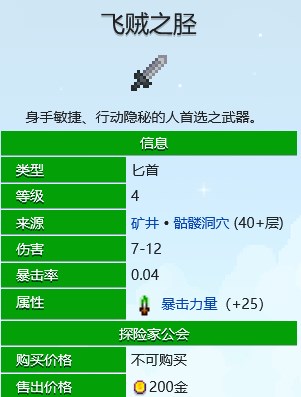 《星露谷物语》飞贼之胫获得方法详解