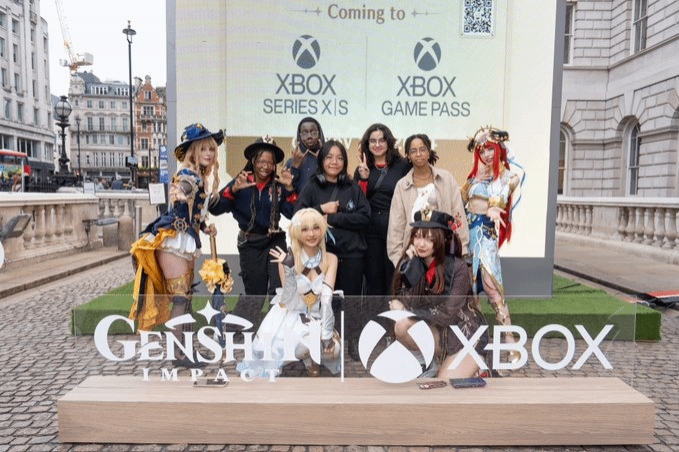 Xbox《原神》宣传攻势强劲：巨幕广告吸睛，快闪活动引爆热潮