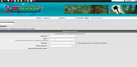 rutracker官网如何注册(rutracker官网注册方法)