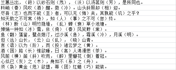 《墨魂》黄庭坚联诗答案具体一览