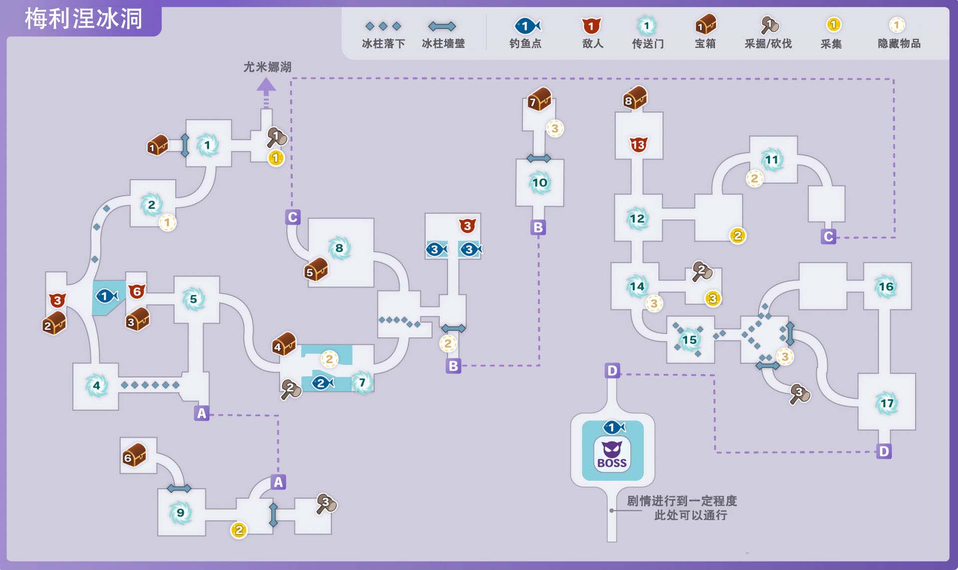 《符文工房5》梅利涅冰洞有哪些采集物